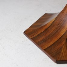 Carlo de Carli vintage round rosewood dining table 1960s Rare mid century Italian design 6