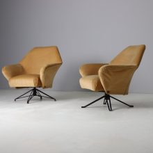 Early P32 lounge chairs by Osvaldo Borsani for Tecno Italy 1956 mid century Italian design 8