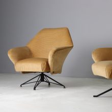Early P32 lounge chairs by Osvaldo Borsani for Tecno Italy 1956 mid century Italian design 9