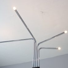 Goffredo Reggiani vintage chrome floor lamp 1970s mid century Italian design 6 Goffredo Reggiani vintage chrome floor lamp 1970s mid century Italian design 6