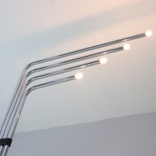 Goffredo Reggiani vintage chrome floor lamp 1970s mid century Italian design 9 Goffredo Reggiani vintage chrome floor lamp 1970s mid century Italian design 9