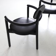 Vico Magistretti vintage pair of Pan chairs for Rosenthal 1980s Memphis postmodern style 5