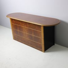 Afra & Tobia Scarpa \\'Artona\\' chest of drawers sideboard cabinet in walnut burl and ebony 1970s Italian design 4