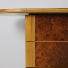Afra & Tobia Scarpa \\'Artona\\' chest of drawers sideboard cabinet in walnut burl and ebony 1970s Italian design 5