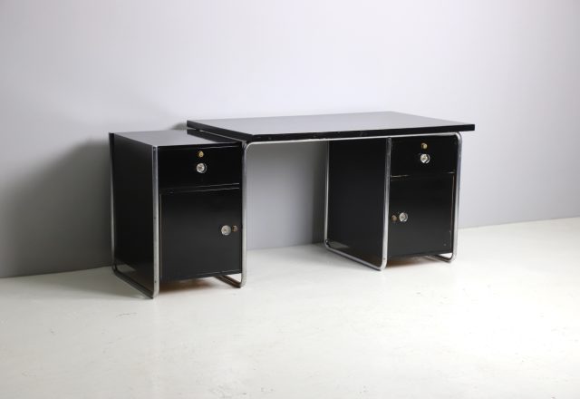 Bruno Weil (Wébé) B287 wiriting desk for Thonet 1932 1930s Early and rare Bauhaus design 1