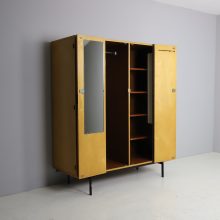 KU14 Japanse series wardrobe cabinet by Cees Braakman for Pastoe 1950s vintage mid century Dutch design 8