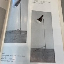Rare model G-123 floor lamp by Knud Joos for Lyfa Denmark 1950s vintage Danish design lighting 9