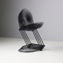 Set of 4 Swing chairs by Jutta & Herbert Ohl for Rosenthal Lübke 1980s vintage German design 8