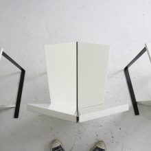 Set of 4 postmodern design dining chairs 1980s Dutch Italian Memphis style vintage design 7