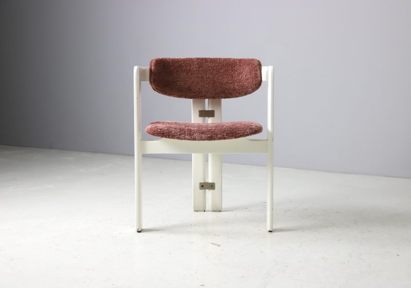 Pamplona dining chair armchairs by Augusto Savini for Pozzi, Italy 1970s vintage Italian design 1