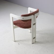 Pamplona dining chair armchairs by Augusto Savini for Pozzi, Italy 1970s vintage Italian design 2