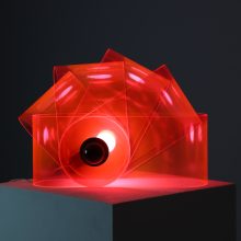 Rare first edition Gherpe table lamp by Superstudio for Poltronova 1967 Italian design 6