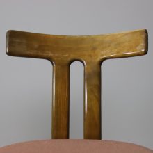 Vintage T shape dining chairs Danish German design 1960s 3
