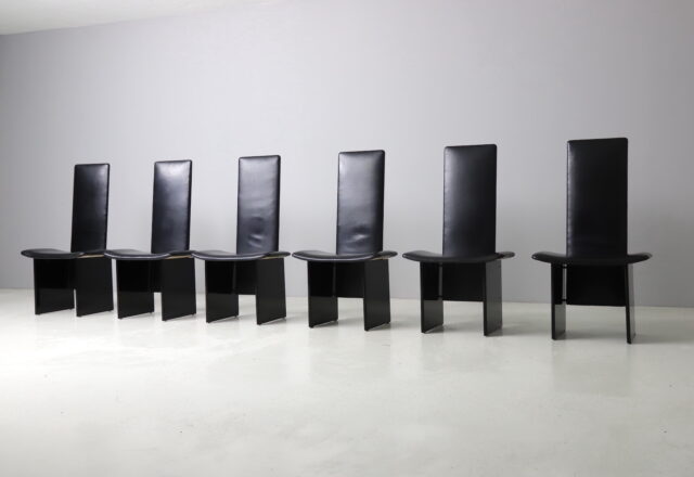 Postmodern \'Rennie\' dining chairs by Kazuhide Takahama for Simon Italy 1980s 1