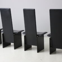Postmodern \'Rennie\' dining chairs by Kazuhide Takahama for Simon Italy 1980s 12