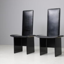 Postmodern \'Rennie\' dining chairs by Kazuhide Takahama for Simon Italy 1980s 3
