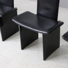 Postmodern \'Rennie\' dining chairs by Kazuhide Takahama for Simon Italy 1980s 4