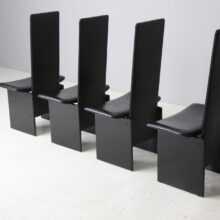 Postmodern \'Rennie\' dining chairs by Kazuhide Takahama for Simon Italy 1980s 8