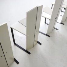 Set of 6 postmodern design dining chairs 1980s Dutch Italian Memphis style vintage design 4