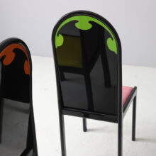 Bjørn Wiinblad dining chairs for Rosenthal Germany 1976 Limited edition 10