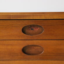 Gianfranco Frattini chest of drawers in walnut for Bernini Italy 1960s vintage Italian design 6