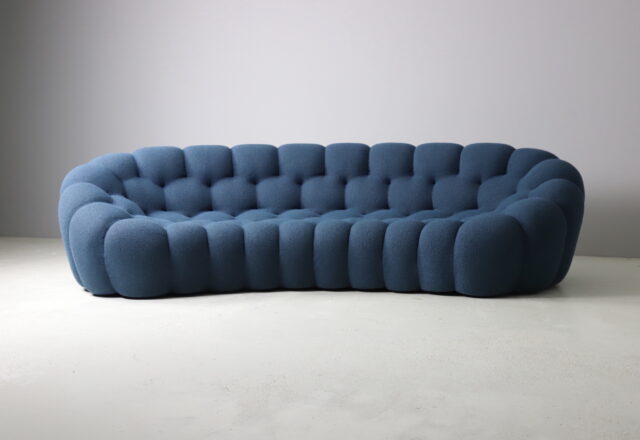 Sacha Lakic curved 2 Bubble 5 seat sofa for Roche Bobois 2000s 1