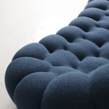 Sacha Lakic curved 2 Bubble 5 seat sofa for Roche Bobois 2000s 8