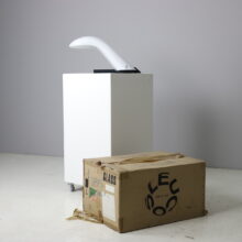 'Ibis' NOS table desk lamp by Leucos Italy new old stock 1970s 8