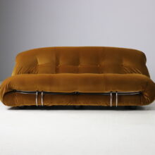 Afra & Tobia Scarpa vintage 'Soriana' sofa for Cassina 1969 Vintage Italian design Pierre Frey 4