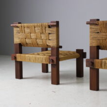 Rare pair of lounge chair by Mini Boga for Taaru India 1960 New Delhi Modern 5