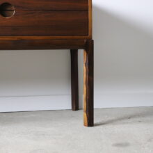 Chest of drawers with mirror in rosewood model 334 by Kai Kristiansen for Aksel Kjersgaard 1960s Danish design cabinet 9