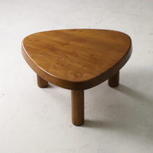 Early Pierre Chapo T23 side table or coffee table in solid elm vintage France design 1960s 2