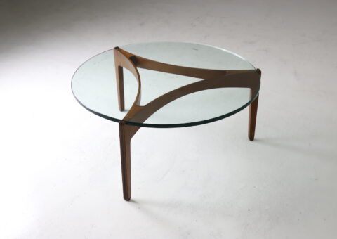 Sven Ellekaer coffee table in teak for Christian Linneberg Denmark 1960s 1