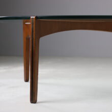 Sven Ellekaer coffee table in teak for Christian Linneberg Denmark 1960s 5