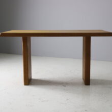 Vintage Pierre Chapo T14A dining table in solid elm France design 1963 1970s 3