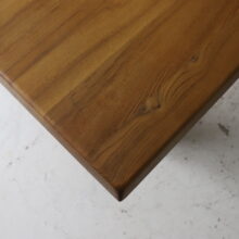 Vintage Pierre Chapo T14A dining table in solid elm France design 1963 1970s 8