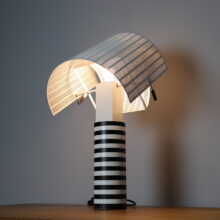 Vintage Shogun table lamp by Mario Botta for Artemide 1980s Postmodern Italian design lighting 5