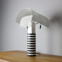 Vintage Shogun table lamp by Mario Botta for Artemide 1980s Postmodern Italian design lighting 8