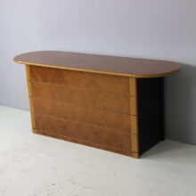 Afra & Tobia Scarpa 'Artona' chest of drawers sideboard cabinet in walnut burl 1970s Italian design 4