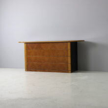 Afra & Tobia Scarpa 'Artona' chest of drawers sideboard cabinet in walnut burl 1970s Italian design 6