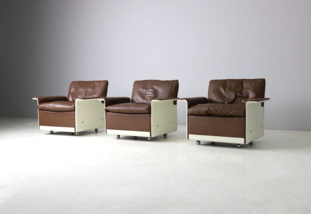 Vintage Dieter Rams 620 lounge chairs for Vitsœ 1962 Mid century German design Vitsoe 1
