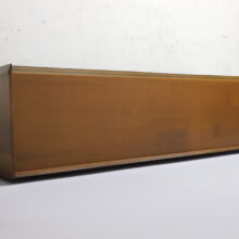 Afra & Tobia Scarpa 'Artona' sideboard in walnut and leather 1970s Italian design 7