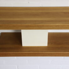 Rare book shelve library console by Christophe Gevers 1971 Belgian architect and designer 11