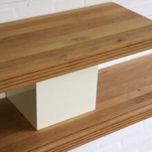 Rare book shelve library console by Christophe Gevers 1971 Belgian architect and designer 12