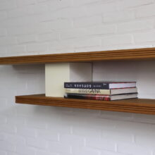 Rare book shelve library console by Christophe Gevers 1971 Belgian architect and designer 16