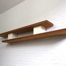 Rare book shelve library console by Christophe Gevers 1971 Belgian architect and designer 4