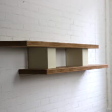 Rare book shelve library console by Christophe Gevers 1971 Belgian architect and designer 5