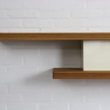 Rare book shelve library console by Christophe Gevers 1971 Belgian architect and designer 6