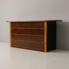 Afra & Tobia Scarpa walnut burl 'Artona' chest of drawers sideboard cabinet 1970s Italian design 2