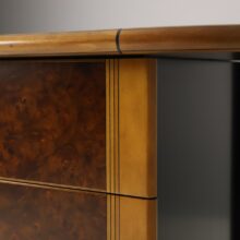 Afra & Tobia Scarpa walnut burl 'Artona' chest of drawers sideboard cabinet 1970s Italian design 5